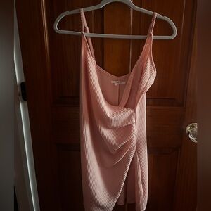 O'Neill Pink Backless Draped Dress